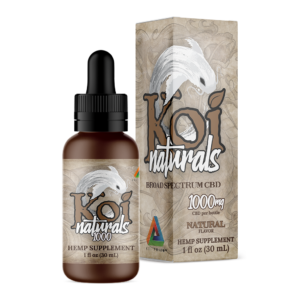 Koi Naturals Hemp Extract CBD Oil Tincture | Natural Flavor (30 mL)