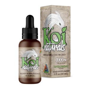 Koi Naturals Hemp Extract CBD Oil Tincture | Spearmint Flavored (30 mL)