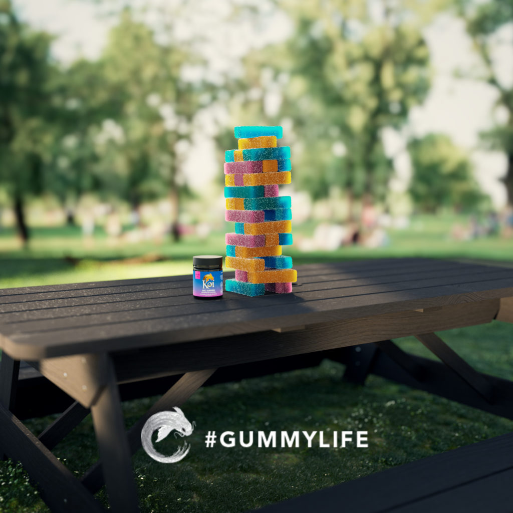 Koi Gummy Life Jenga Picnic