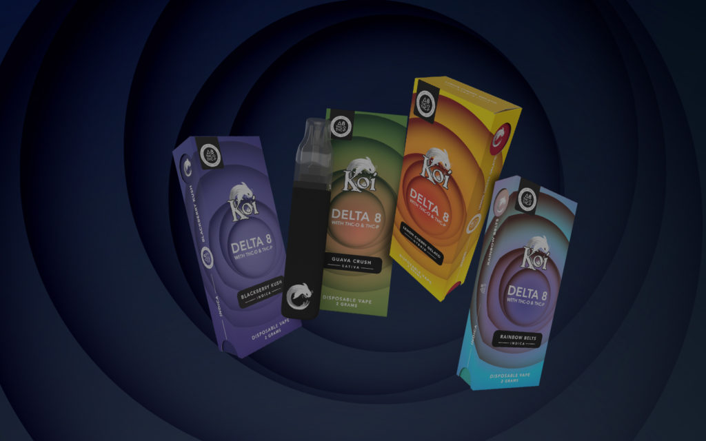 New Koi 2-Gram Delta 8 THC Blend Disposable Vape Bars Deliver Bigger and Better Relaxation
