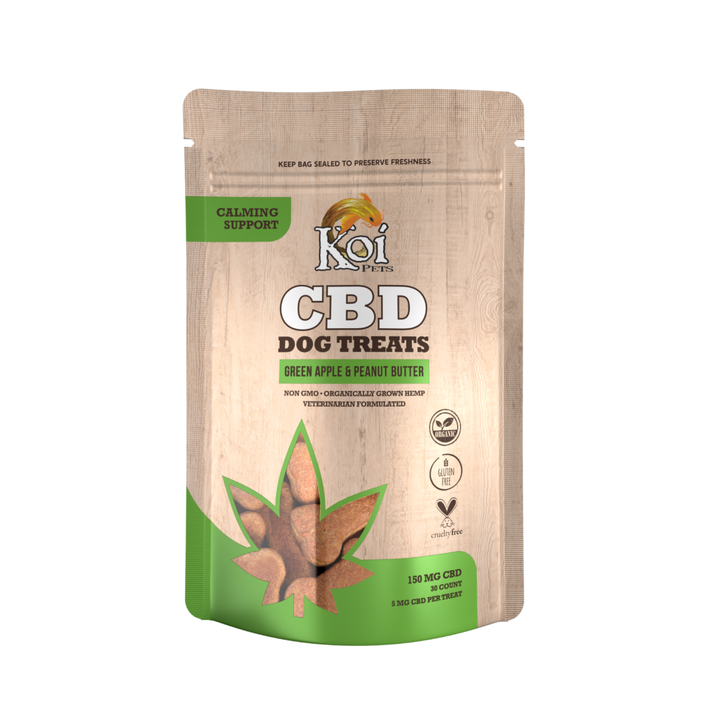 Koi CBD Dog Treats | Calming Support - Green Apple & Peanut Butter