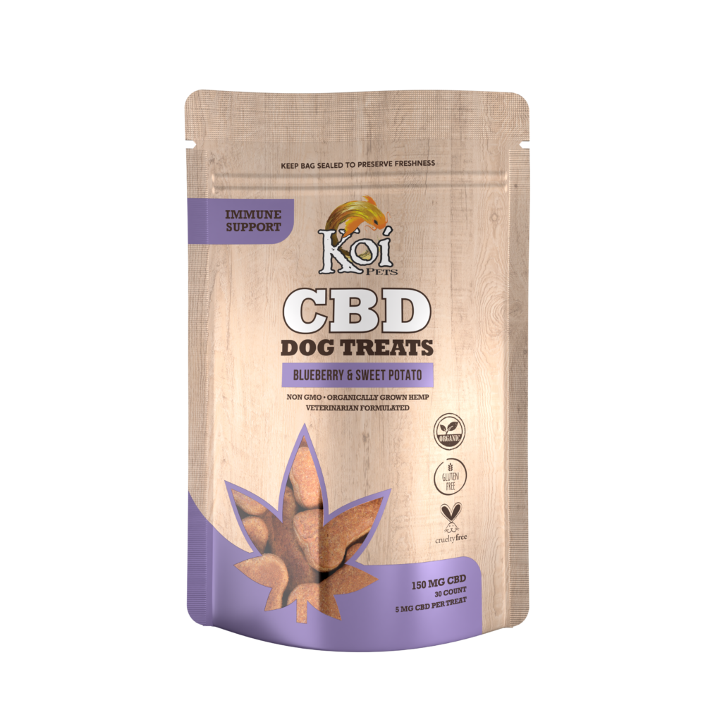 Koi CBD Dog Treats | Immune Support - Blueberry & Sweet Potato
