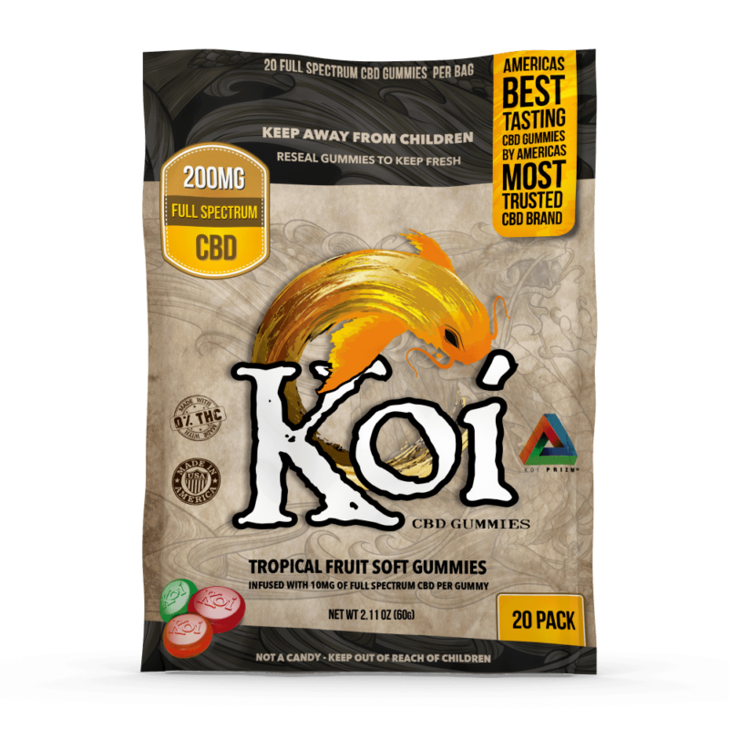 koi tropical cbd gummies 200 mg