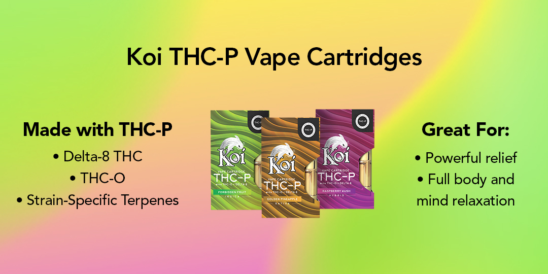 benefits of Koi THC-P Vape Cartridges