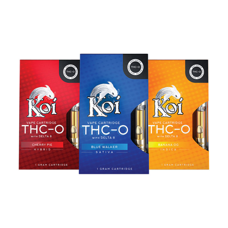 THC-O Vape Cartridges by Koi CBD